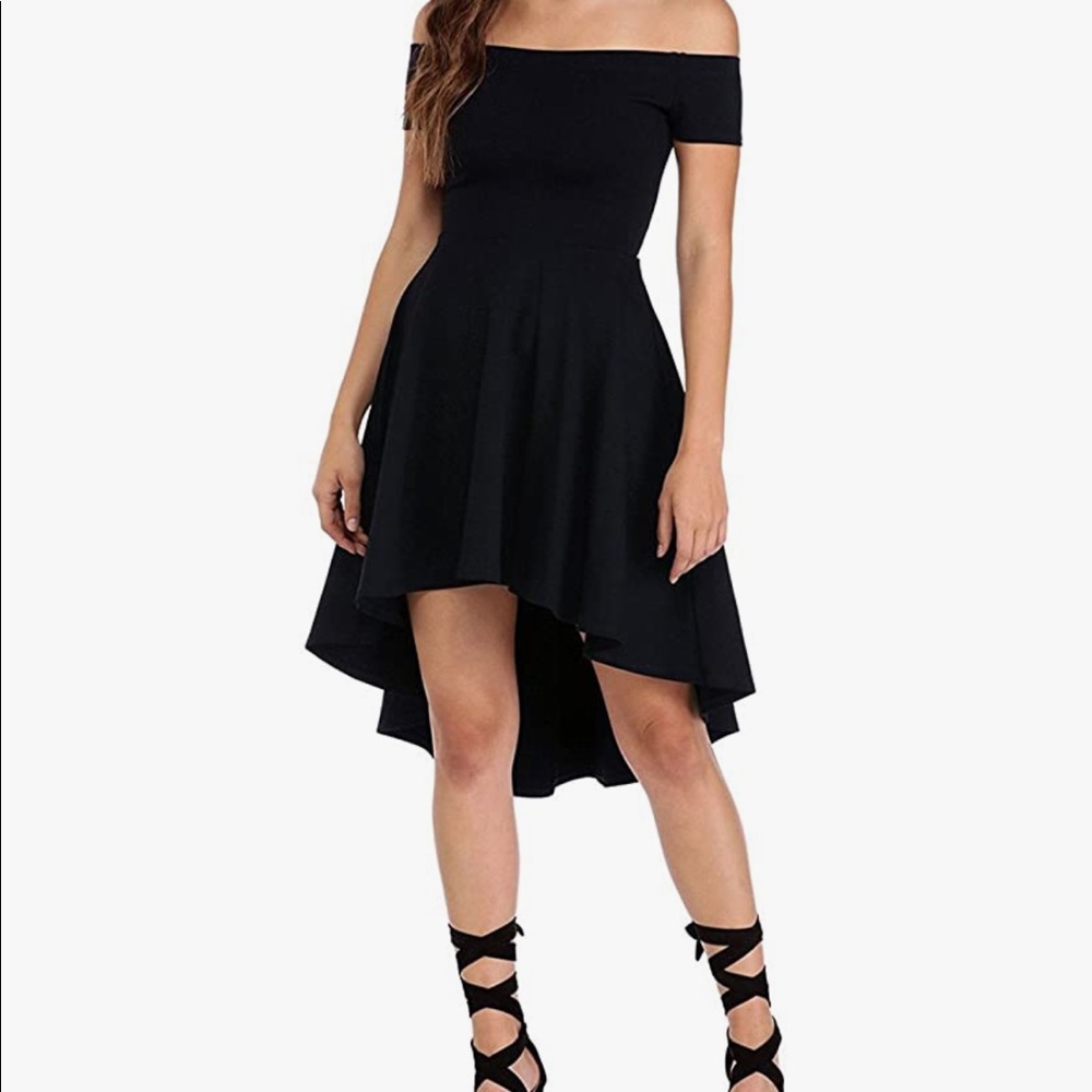 Sarin Mathews Off The Shoulder High Low Dress